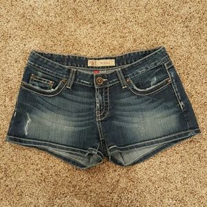 BKE denim shorts